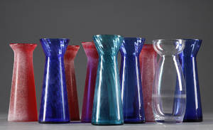 Samling div. hyacinthglas. 9