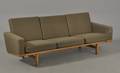 Hans J. Wegner, 1914-2007 3-pers.sofa af eg med uld, Getama