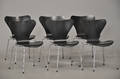 Arne Jacobsen 1902-1971 Sæt på seks stole model 3107 6