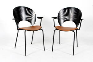 Nanna Ditzel, Trinidad stole, model 3299 med lædersæder 2 