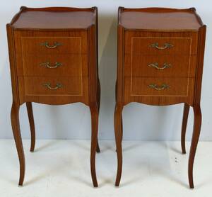 Sängbordavlastningsbord, par