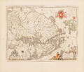 Karta Uppland Blaeu ca 1660