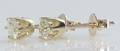 Par brillantørestikker, ca. 0.52 ct. 2