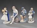 Royal Copenhagen og Bing  Grøndahl figurer af porcelæn 4