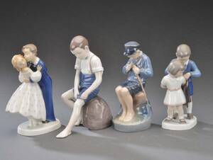 Royal Copenhagen og Bing  Grøndahl figurer af porcelæn 4