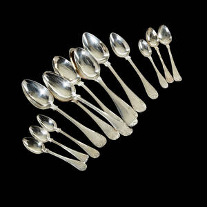 Skedar silver 1800-tal