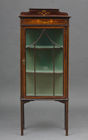 Vitrineskab mahogni ca.1900