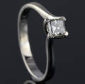 Solitaire ring ca. 0.43 ct.