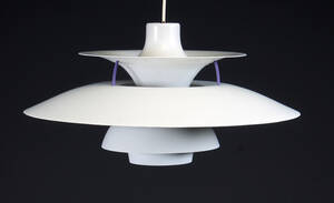 Poul Henningsen, PH5-pendel, hvidlakeret 
