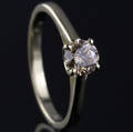 Solitaire ring ca. 0.51 ct.