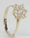 Brillantring, ca. 0.57 ct.
