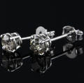 Par brillant ørestikker ca. 0.96 ct.