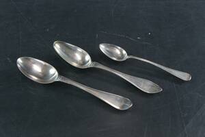 MATSKEDAR, 2 st, samt BORDSSKED, silver, 176 g