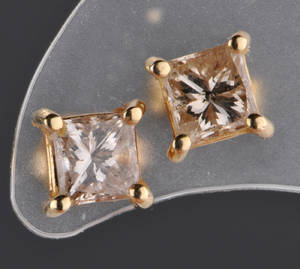 Diamantørestikker - ca. 1.47 ct. 2