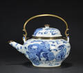 Tekande af porcelæn, Kina, 18001900-tallet
