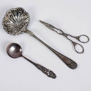 SERVERINGSBESTICK 3 delar, silver