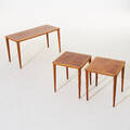 Satsbord i teak 
