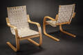 Alvar Aalto. Par lænestole, model nr. 406 2