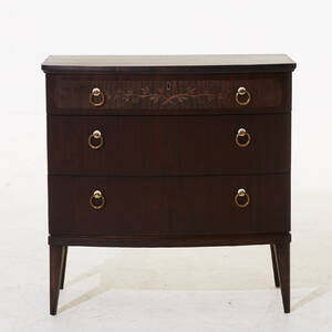 Byrå teak med intarsia