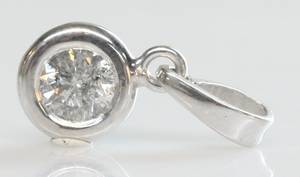 Brillantvedhæng, ca. 0.45 ct.