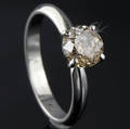 Solitaire ring ca. 1.33 ct.