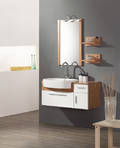 Badeværelsesvægmodul med spejl, model San Marino 2