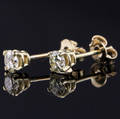 Par brillant ørestikker ca. 0.52 ct.