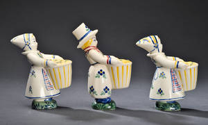 Aluminia. Tre børnehjælpsfigurer. 3