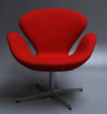 Arne Jacobsen. Lounge hvilestol. Svanen - model 3322. Brown Label fra år 2015 