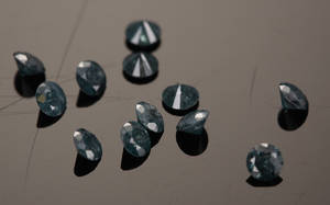 Parti uindfattede blå diamanter, ca. 1.20 ct 12