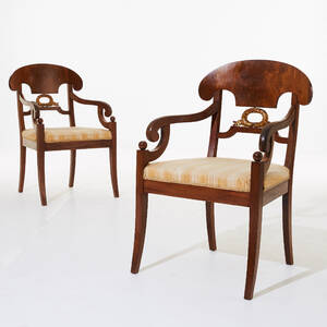 Karmstolar 1 par 1900-tal 