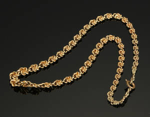 Halskæde, vintage i 14 kt. guld,