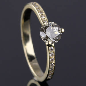Brillant ring ca. 0.81 ct.