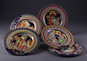 Bjørn Wiinblad 1918-2006. Weinachten juleplatter 5