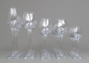 Holmegaard. Ballet glasservice 33