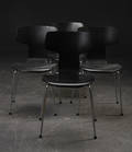Arne Jacobsen 1902 - 1971. Stabelstole model 3103. 4