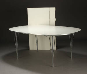 Piet Hein  Bruno Mathsson. Super Ellipse spisebord 3