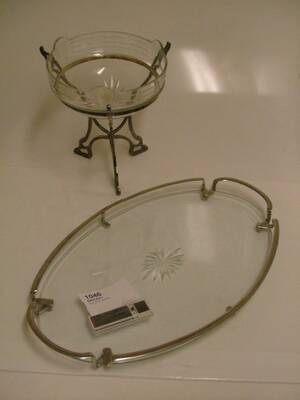 Bricka, Skål på fot