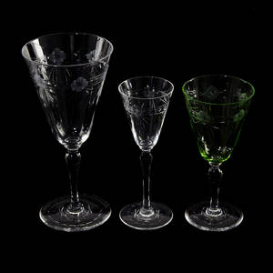 Glasservisdelar