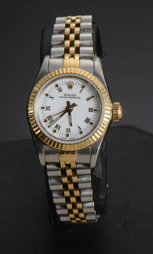 Rolex Oyster Perpetual, damearmbåndsur 