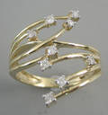 Diamantring. Ca. 0.27 ct
