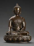 Buddha af bronze, 1900 tallet