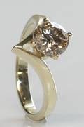 Brillantring, ca. 1.33 ct.