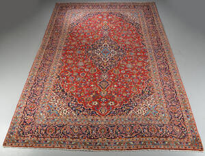 Persisk Keshan tæppe, 420x292 cm.