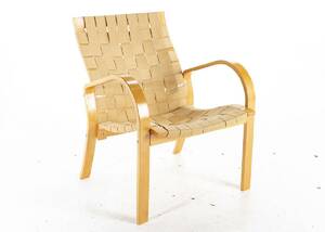 FÅTÖLJ, Böjträ med sadelgjord, 1900 - tal