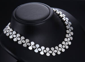 Georg Jensen. Archive halskæde af sterlingsølv