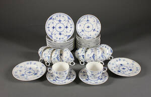 Royal Copenhagen, kaffestel musselmalet 35 Denne vare er sat til omsalg under nyt varenummer 4359398