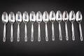 Georg Jensen. KongeAcorn. 12 frokostkeer12