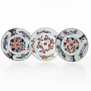 Tallrikar Kina 1700-tal Imari 