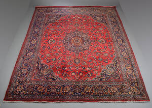 Persisk Keshan tæppe, 350 x 290 cm